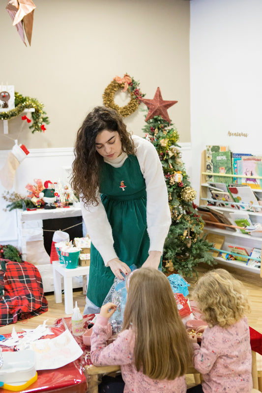 Spring- BATA PARA MAESTRA hecha a mano. Edición limitada serie Eternal Four Seasons